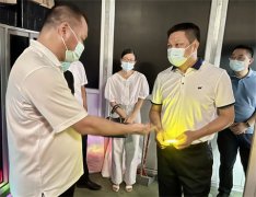 漳州台商投资区领导调研高新技术企业和督导疫情防控工作